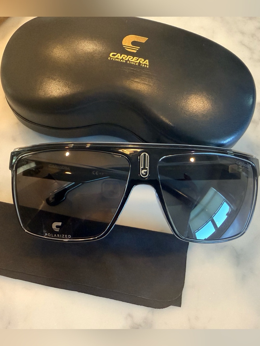 CARRERA 22/N Black Polarized Sunglasses
